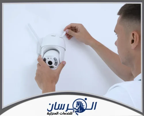 أرخص شركة تركيب كاميرات مراقبة بالمزاحمية 0574301418 شركة الفرسان تركيب كاميرات مراقبة بالمزاحمية واي فاي على الجدار مع تثبيت منظم وتوصيل جاهز